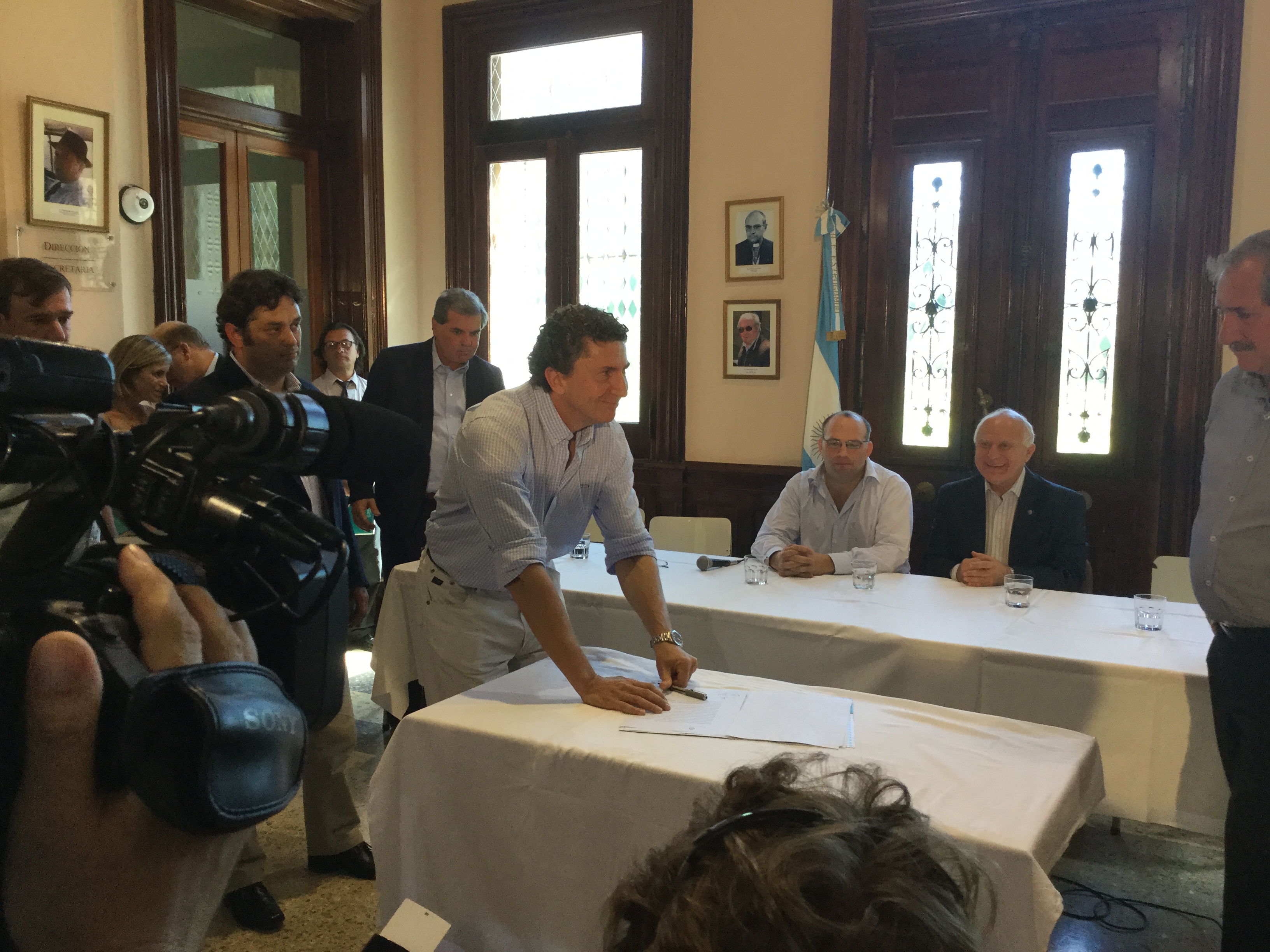 Alejandro Sammartino por firmar el acuerdo